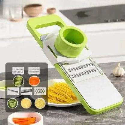 5in1 Vegetable Stainless Steel Cutter (with Box Packing) Bazario