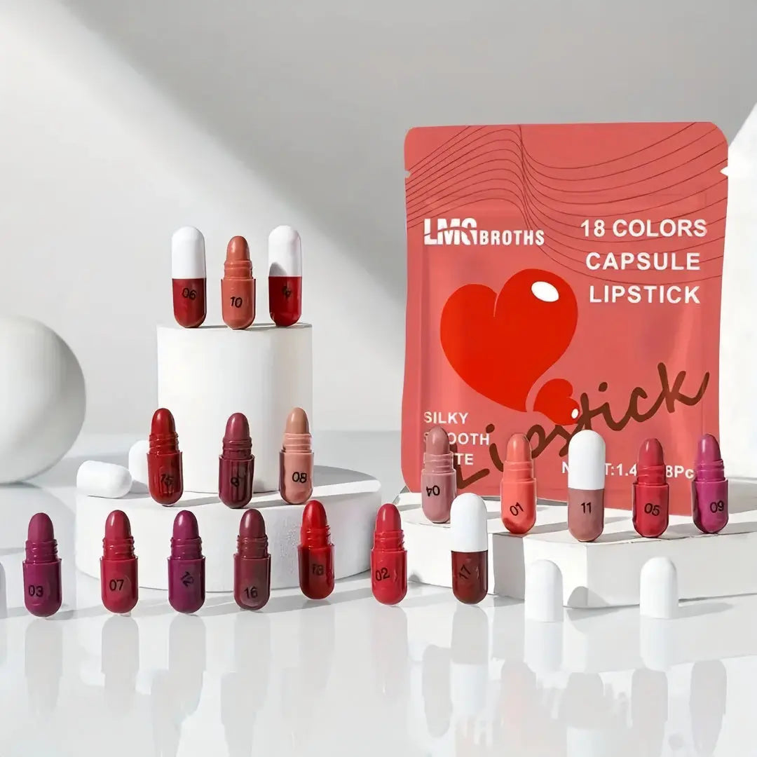 UR-Mini 18 Matte Capsule Lipstick Set  storeur