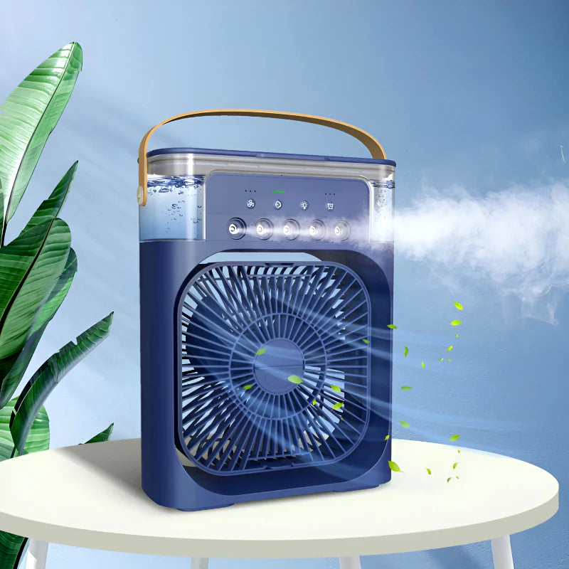 Portable Air Cooling Fan With Mist Spray  storeur